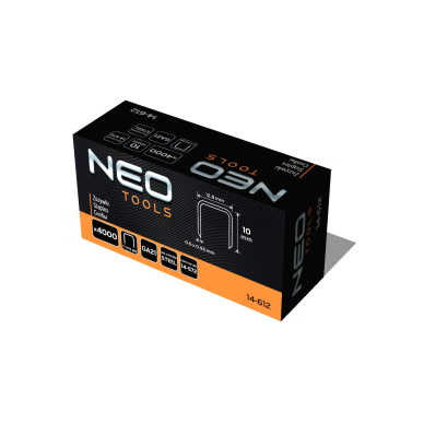 Cinkuotos kabės pneumatiniam segtuvui (14-572), GA21, 80 (380) tipas, 10 mm ilgio, 4000 1