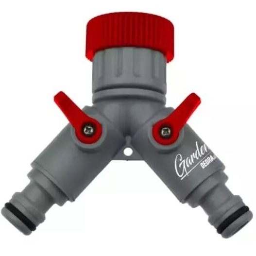 Čiaupo prijungimas dvigubas 1/2"-3/4" Dedra 80N002L 1 Čiaupo prijungimas dvigubas 1/2"-3/4" Dedra 80N002L 1