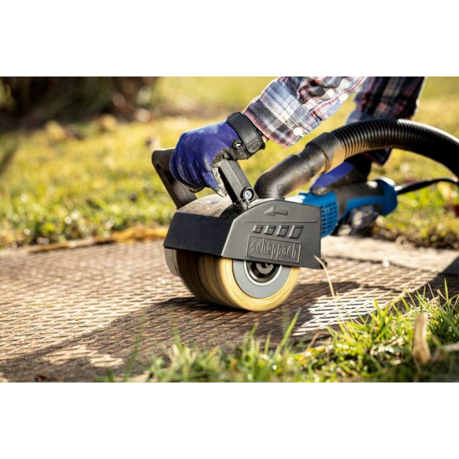 Cilindro formos metalo vielos šepetys Scheppach MRS1300, 125x100 mm 3 Cilindro formos metalo vielos šepetys Scheppach MRS1300, 125x100 mm 3