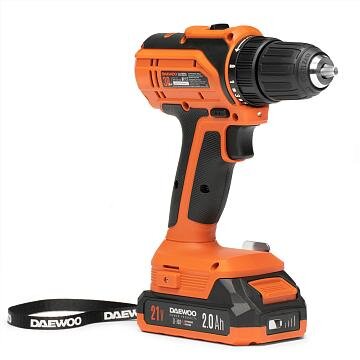 Akumuliatorinis gręžtuvas DAEWOO DAA 2122Li SET, 21V, 2.0Ah 2