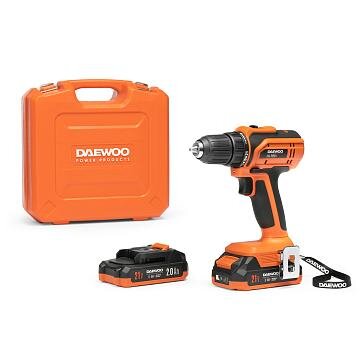 Akumuliatorinis gręžtuvas DAEWOO DAA 2122Li SET, 21V, 2.0Ah 9