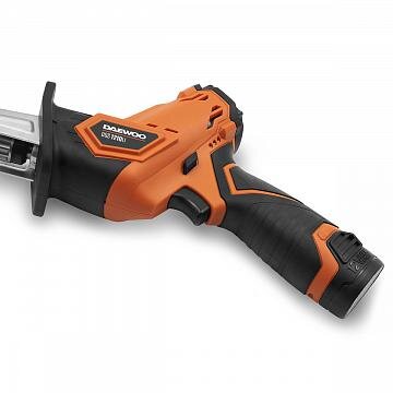 Akumuliatorinių įrankių rinkinys: akumuliatorinis pjūklas + suktuvas DAEWOO DGA 1220Li SET, 12V, 1.5Ah 6