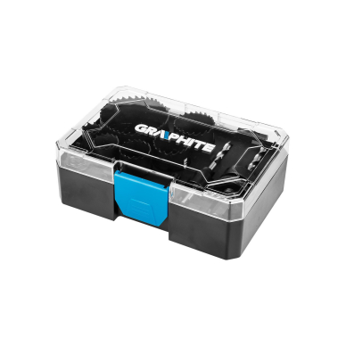 Co8% bimetaliniai gręžimo karūnos (19, 25, 30, 35, 40, 68 mm), 9 el. 1 Co8% bimetaliniai gręžimo karūnos (19, 25, 30, 35, 40, 68 mm), 9 el. 1