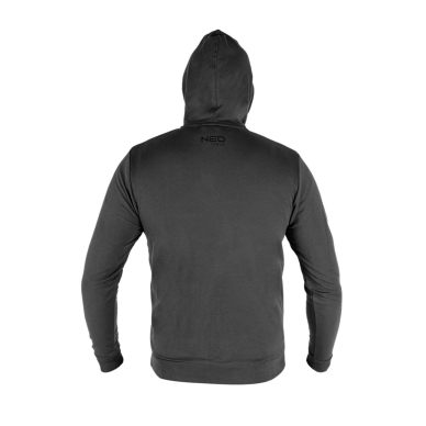 COMFORT džemperis su gobtuvu, pilkos spalvos, dydis XXL 5