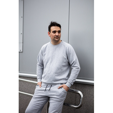 COMFORT megztinis, pilkas melanžas, XXXL dydis 3
