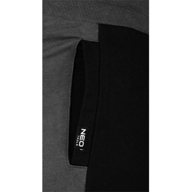 COMFORT sportinės kelnės, pilkos/juodos spalvos, L dydis 7 COMFORT sportinės kelnės, pilkos/juodos spalvos, L dydis 7