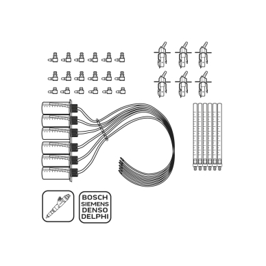 Common Rail diagnostikos rinkinys 8