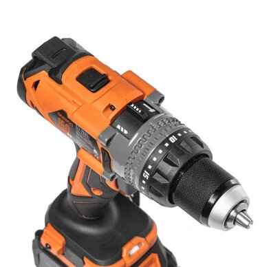 Akumuliatorinis smūginis gręžtuvas Daewoo DAA 7521Li SET, 18-21V, 4+5Ah 2