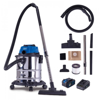 Cordless wet & dry vacuum cleaner C-NTS20-X – SET L, Scheppach
