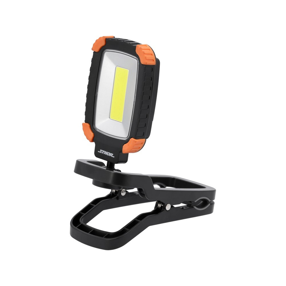 Darbo lempa akumuliatorinė | 500LM | su spaustuvu (82850)