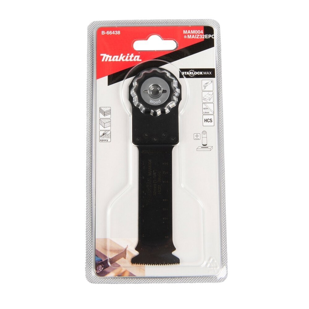 Daugiafunkcinio įrankio peilis 32mm Makita B-66438, Starlock Max 1