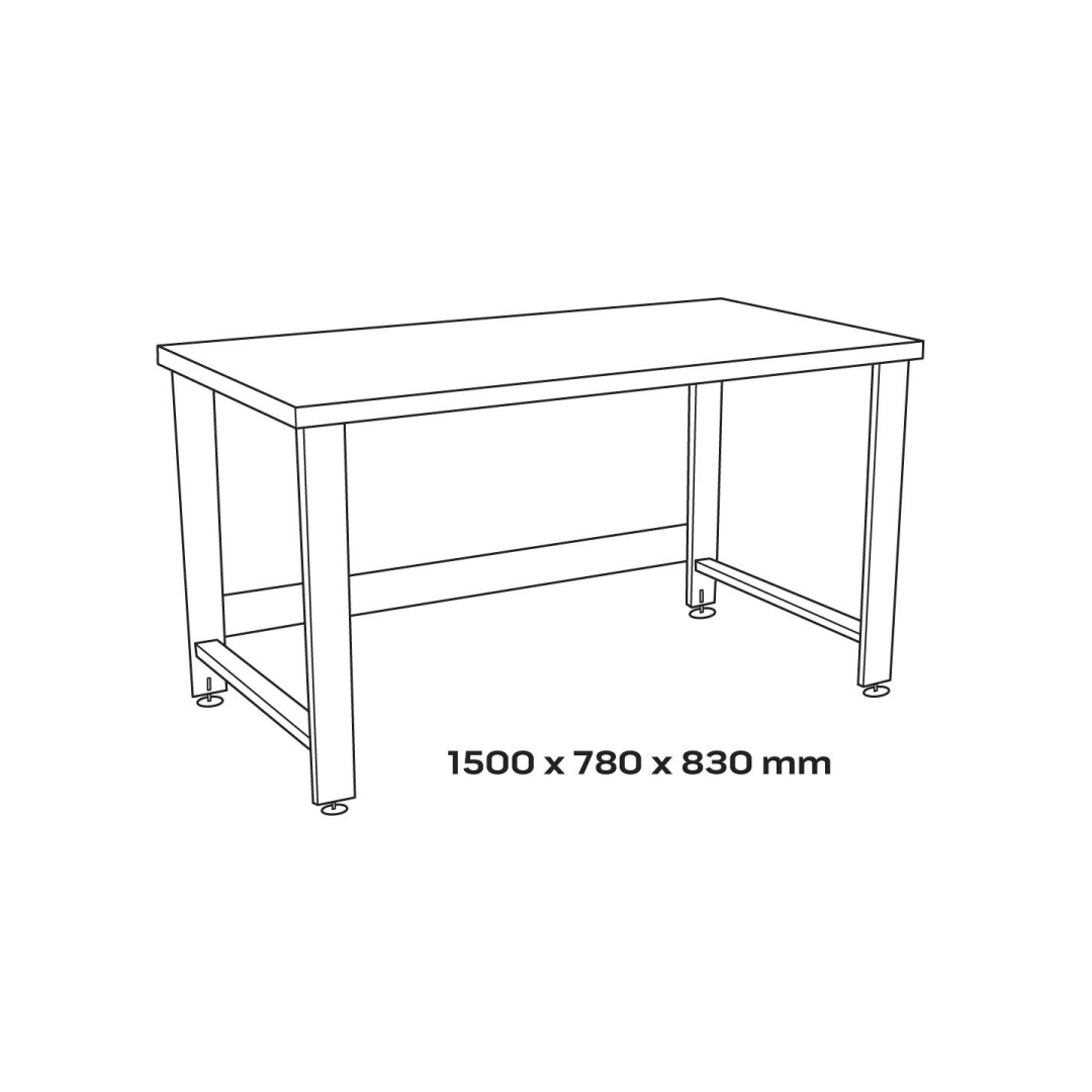 Darbastalis 1500mm x 780mm x 830mm 6 Darbastalis 1500mm x 780mm x 830mm 6