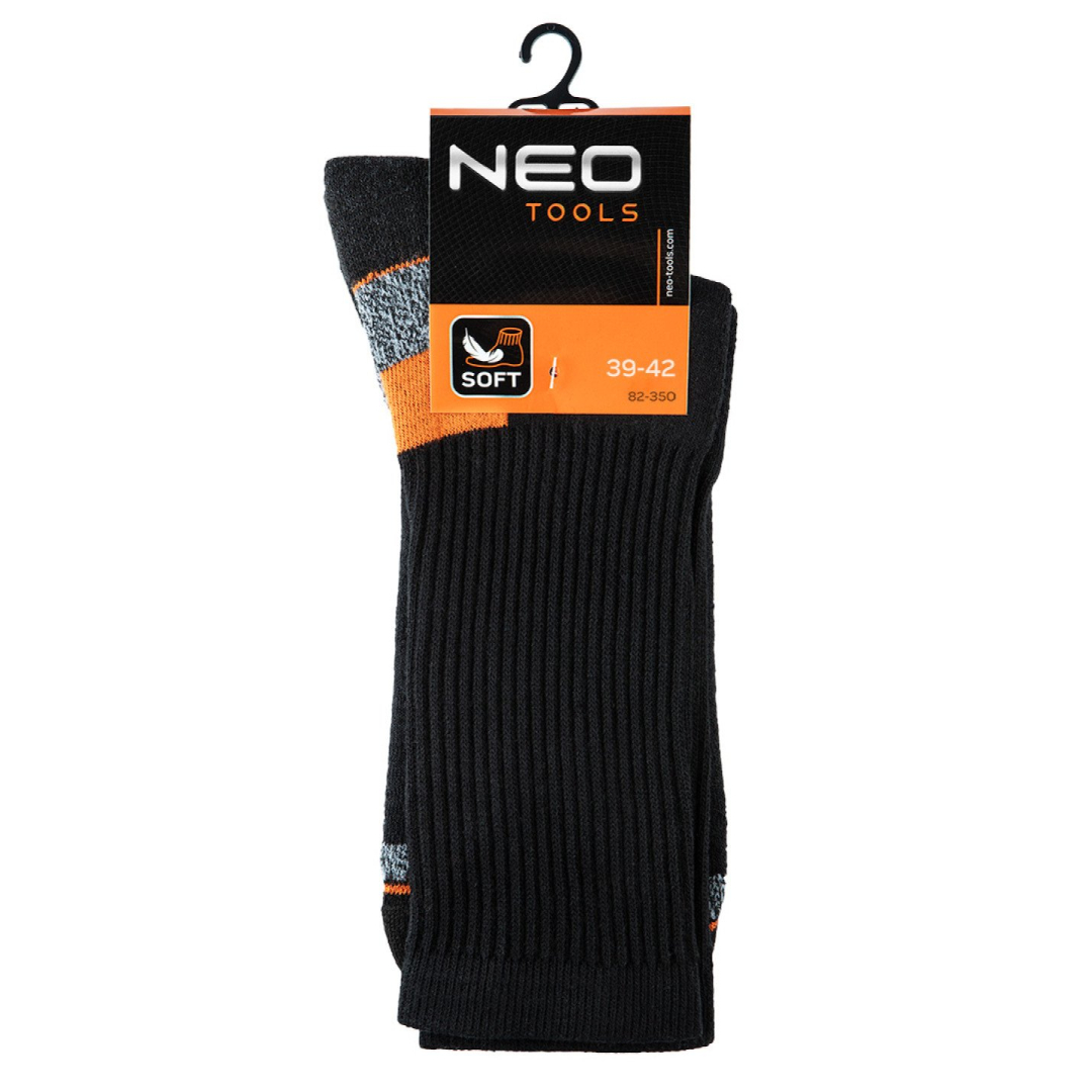 Darbinės kojinės, rumbuota elastinė juosta, ilgos, 39-42 dydis 1 Darbinės kojinės, rumbuota elastinė juosta, ilgos, 39-42 dydis 1