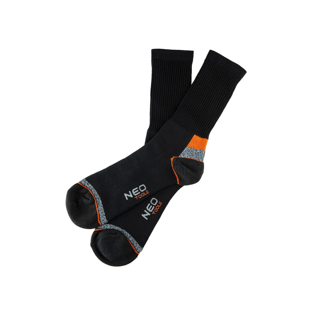 Darbinės kojinės, rumbuota elastinė juosta, ilgos, 39-42 dydis