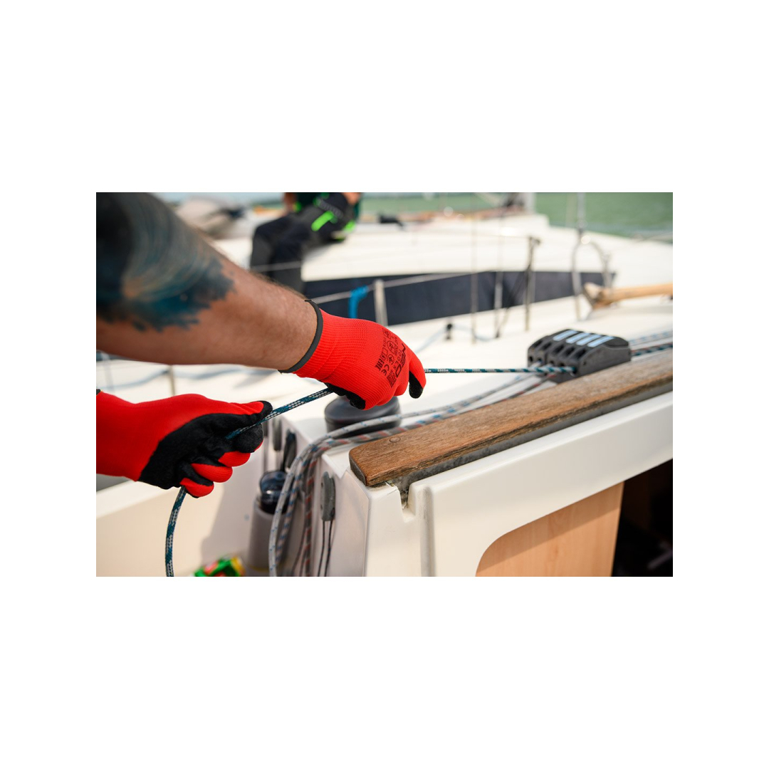 Darbinės pirštinės, lateksu dengtas poliesteris (krūkšnys), 3121X, 7 dydis 2 Darbinės pirštinės, lateksu dengtas poliesteris (krūkšnys), 3121X, 7 dydis 2