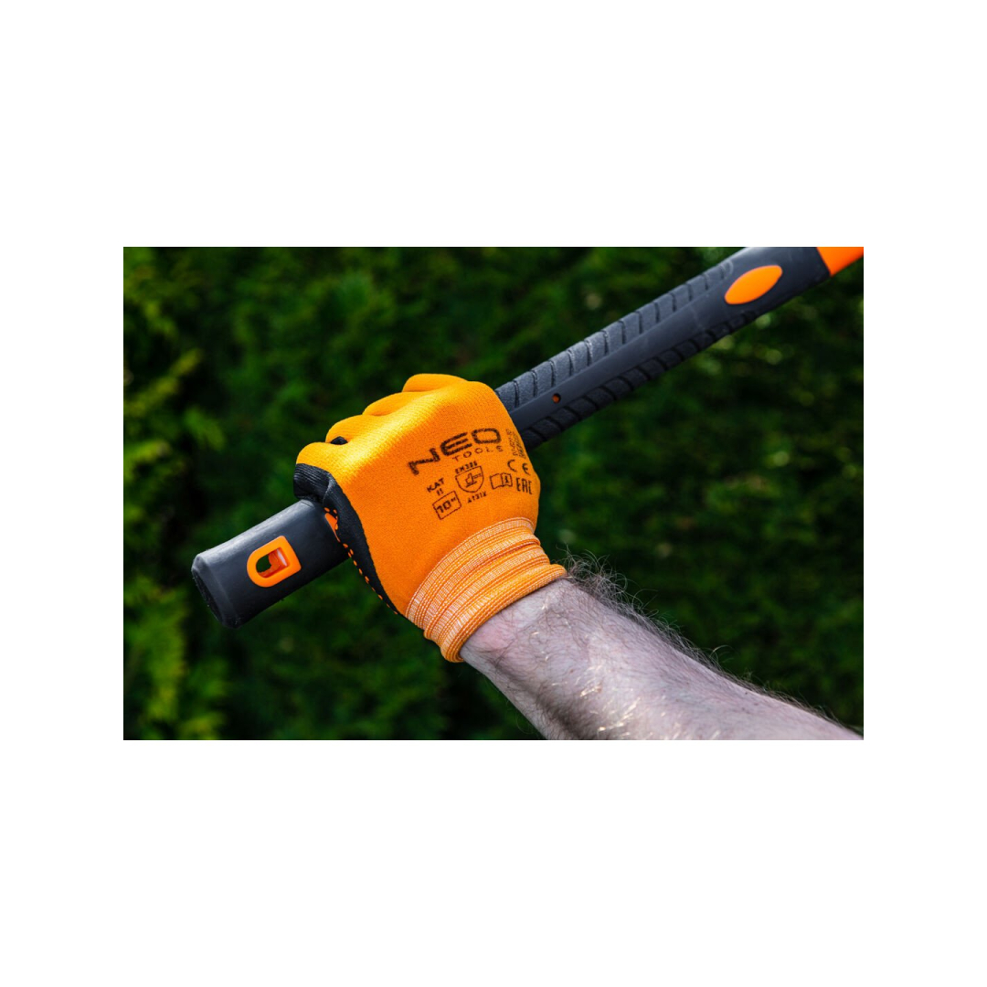 Darbinės pirštinės, nailoninės, dengtos nitrilo taškeliais, 4131X, 9 dydis 4 Darbinės pirštinės, nailoninės, dengtos nitrilo taškeliais, 4131X, 9 dydis 4