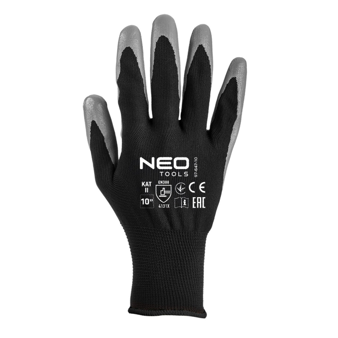 Darbinės pirštinės, ntrileksu dengtas poliesteris, 4131X, 11 dydis 6 Darbinės pirštinės, ntrileksu dengtas poliesteris, 4131X, 11 dydis 6