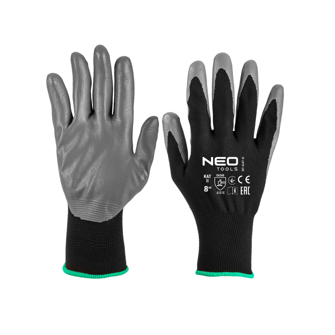 Darbinės pirštinės, ntrylemx dengtas poliesteris, 4131X, 8 dydis Darbinės pirštinės, ntrylemx dengtas poliesteris, 4131X, 8 dydis