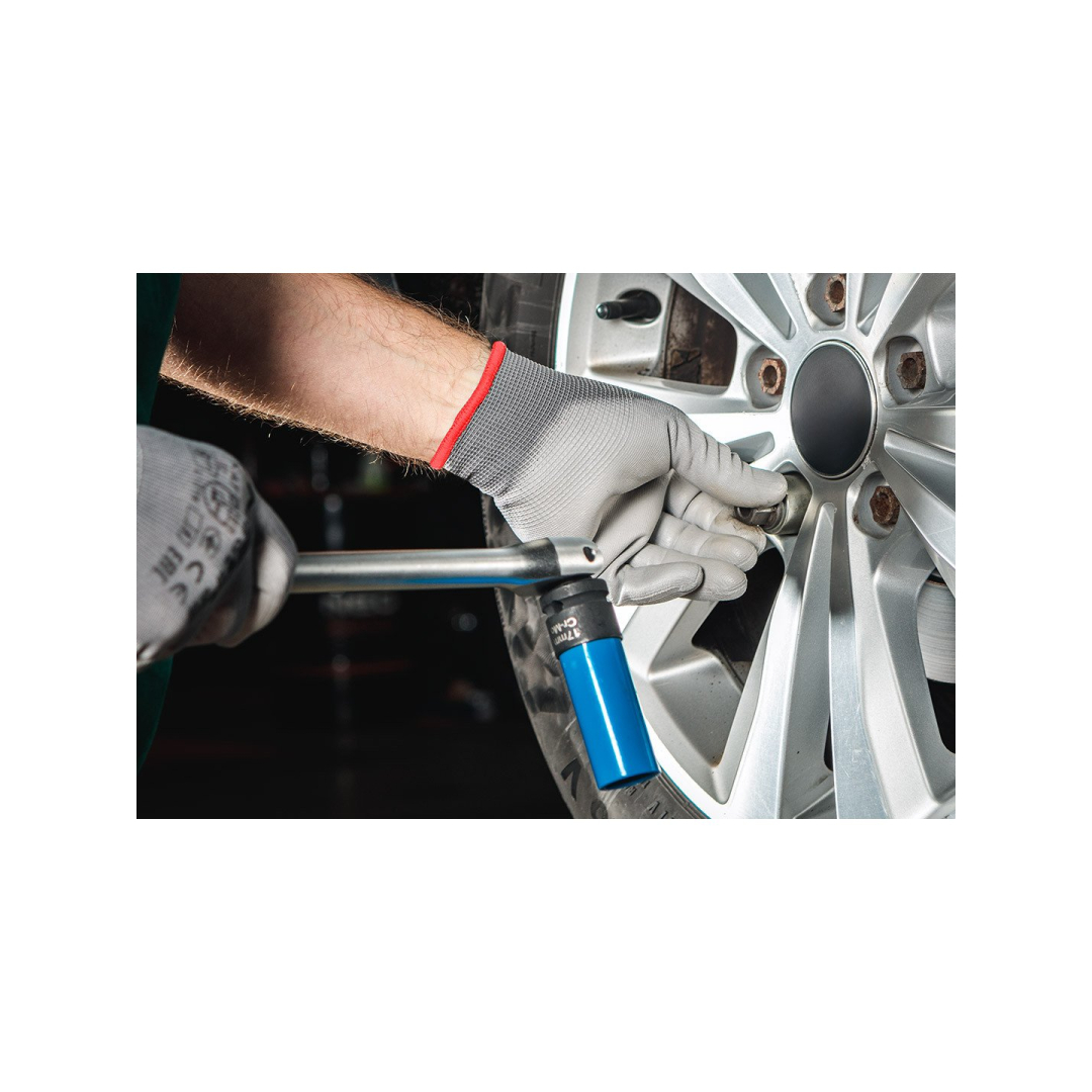 Darbinės pirštinės, PU dengtas poliesteris, 4131X, 7 dydis 3