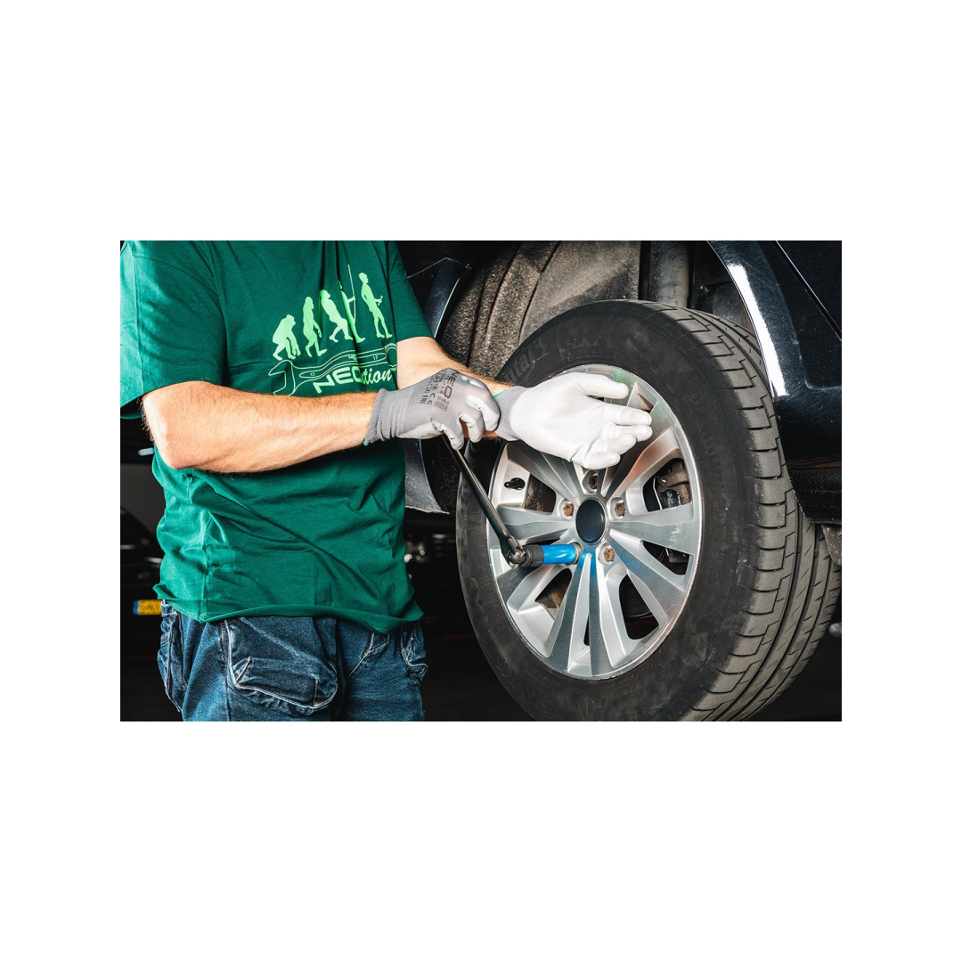 Darbinės pirštinės, PU dengtas poliesteris, 4131X, 8 dydis 2 Darbinės pirštinės, PU dengtas poliesteris, 4131X, 8 dydis 2