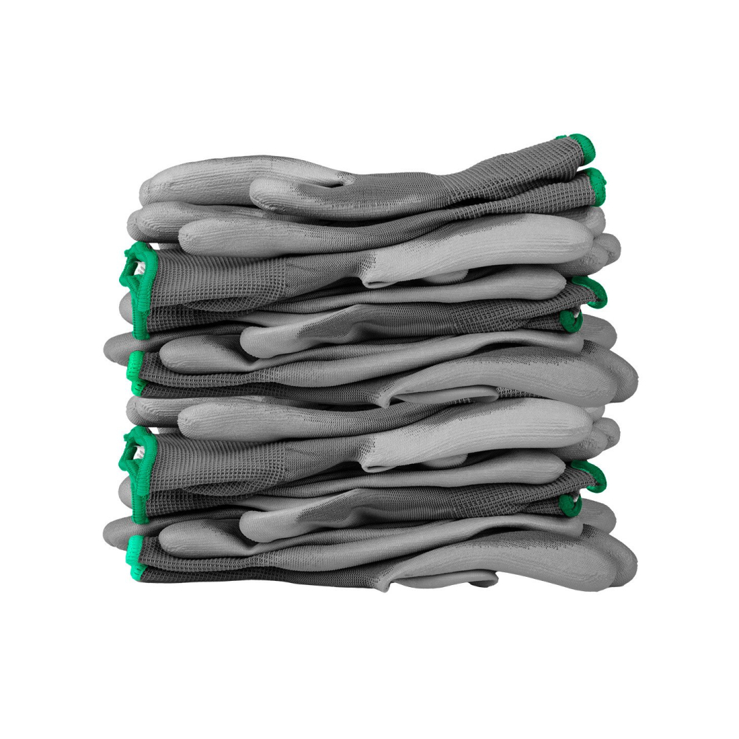Darbinės pirštinės, PU dengtas poliesteris, 4131X, 8 dydis 4 Darbinės pirštinės, PU dengtas poliesteris, 4131X, 8 dydis 4