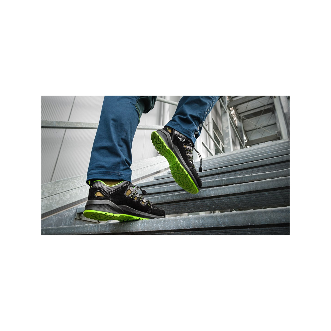 Darbiniai sandalai S1P SR, plieninis priekis, plieninis įdėklas nuo pradurimo, 40 dydis 3 Darbiniai sandalai S1P SR, plieninis priekis, plieninis įdėklas nuo pradurimo, 40 dydis 3