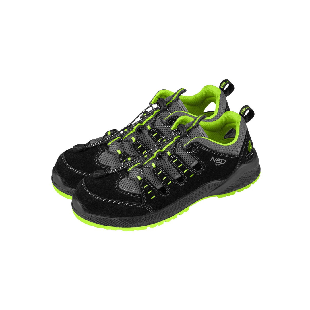 Darbiniai sandalai S1P SR, plieninis priekis, plieninis įdėklas nuo pradurimo, 40 dydis Darbiniai sandalai S1P SR, plieninis priekis, plieninis įdėklas nuo pradurimo, 40 dydis