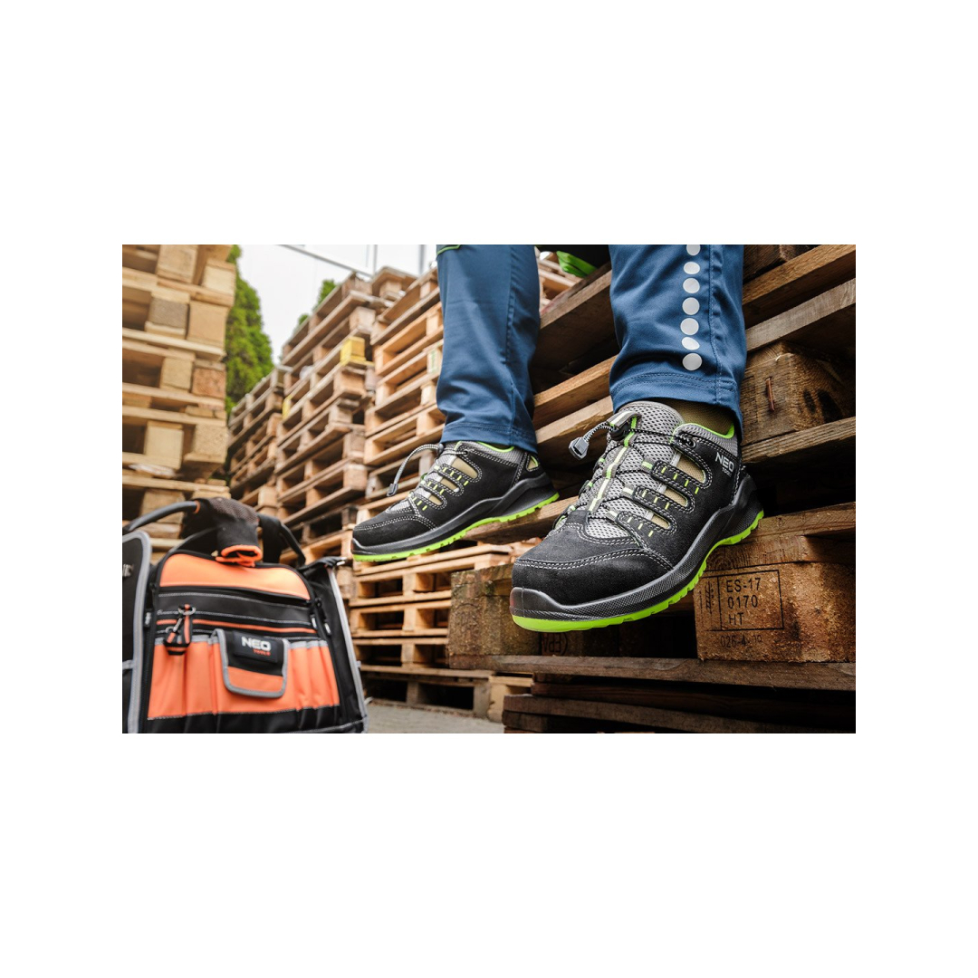 Darbiniai sandalai S1P SR, plieninis priekis, plieninis įdėklas nuo pradurimo, 43 dydis 5