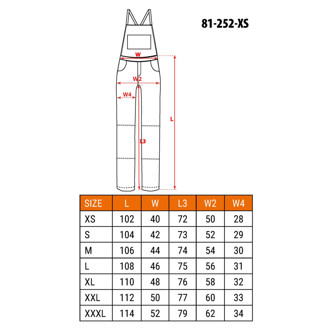 Darbinis kombinzonas Camo URBAN, dydis XS 8 Darbinis kombinzonas Camo URBAN, dydis XS 8