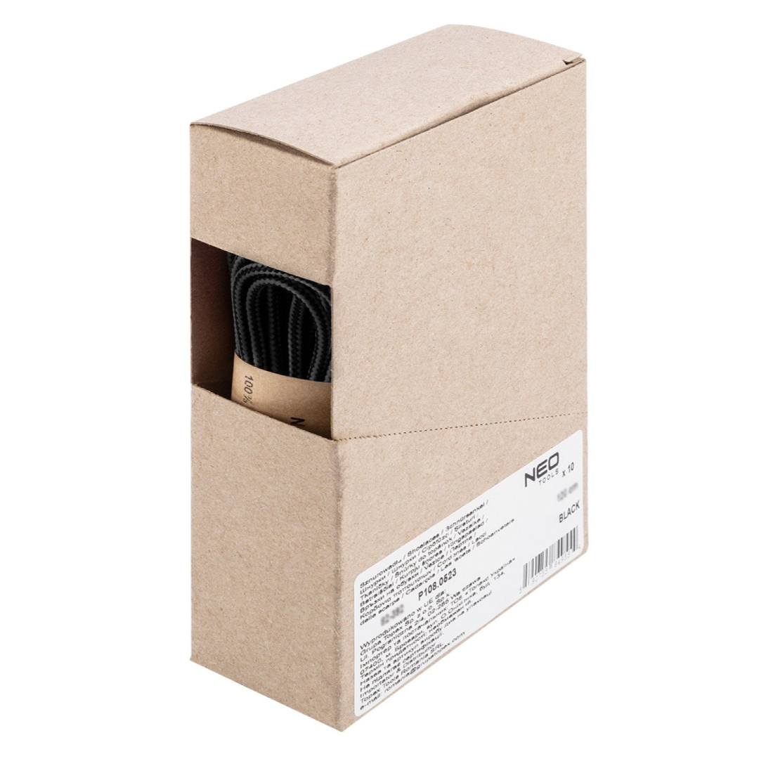 Darbinių batų raišteliai 150cm, juodi 1