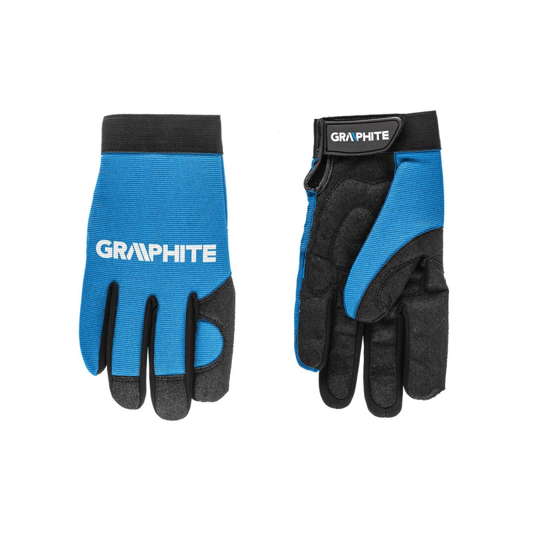 Darbo pirštinės 25 cm, sintetinė oda + tamprus audinys