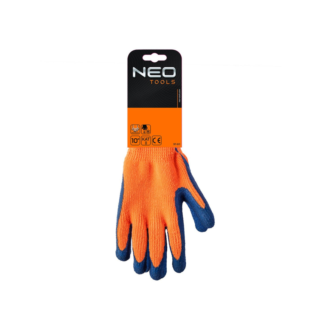 Darbo pirštinės, izoliuotos, akrilinės, padengtos šiurkščiu lateksu, "10" 1 Darbo pirštinės, izoliuotos, akrilinės, padengtos šiurkščiu lateksu, "10" 1