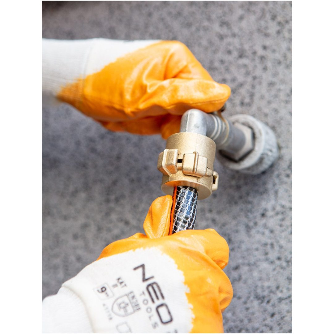 Darbo pirštinės, medvilninės, iš dalies padengtos nitrilu, 4111X, 9 dydis 1 Darbo pirštinės, medvilninės, iš dalies padengtos nitrilu, 4111X, 9 dydis 1