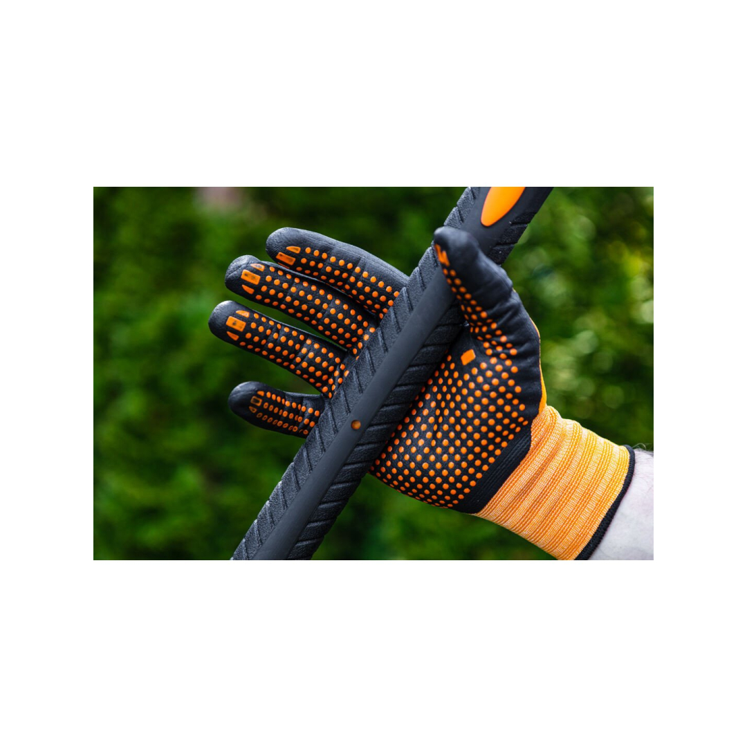 Darbo pirštinės, nailoninės, dengtos nitrilo taškeliais, 4131X, 10 dydis 5 Darbo pirštinės, nailoninės, dengtos nitrilo taškeliais, 4131X, 10 dydis 5