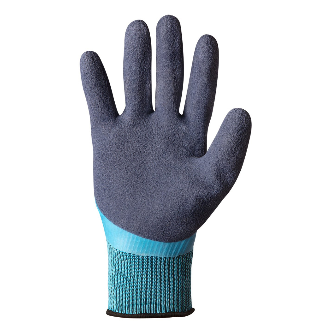 Darbo pirštinės, poliesteris su latekso danga (2 sluoksniai), 3141X, 8 dydis 7