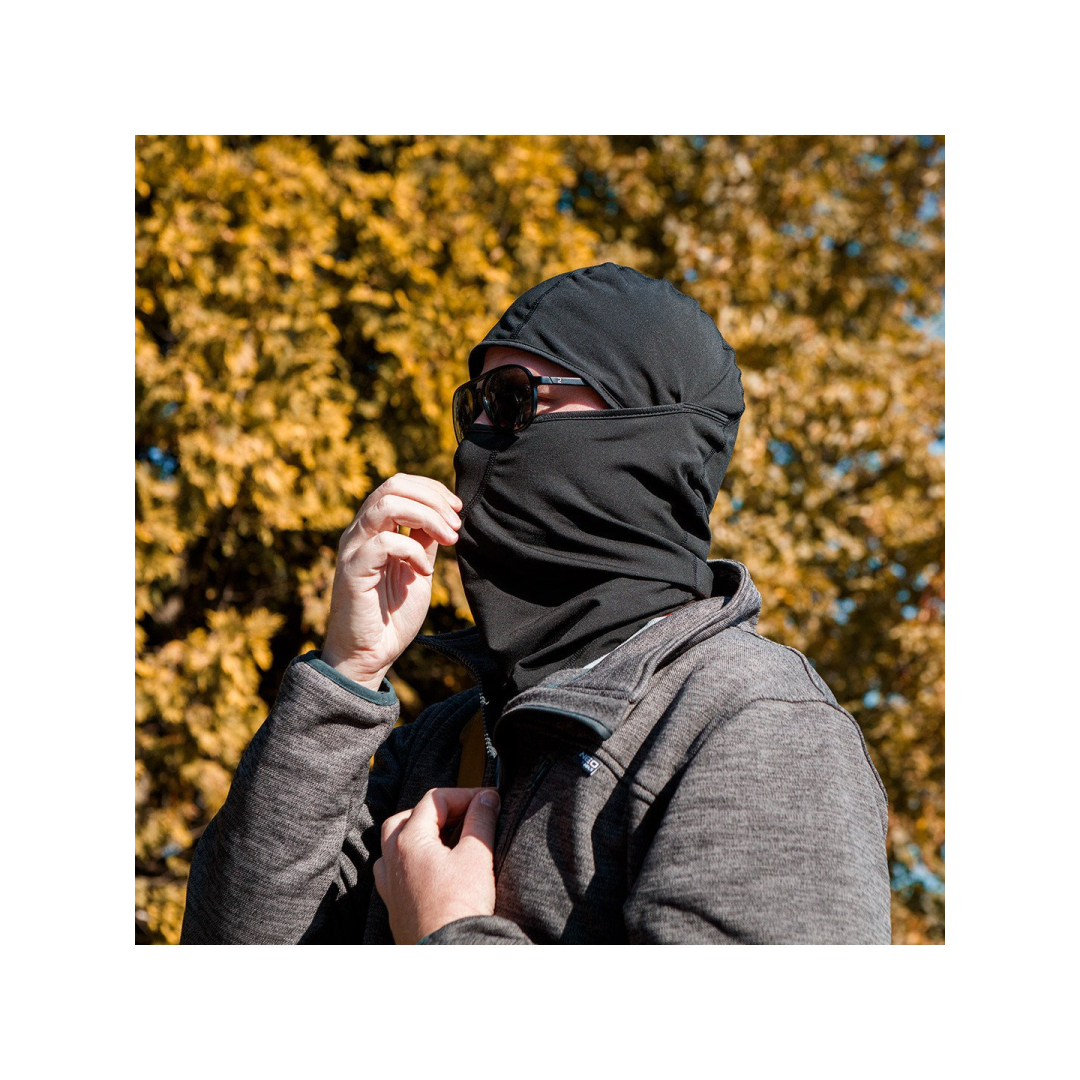 Daugiafunkcinė balaklava, juoda, vieno dydžio 1