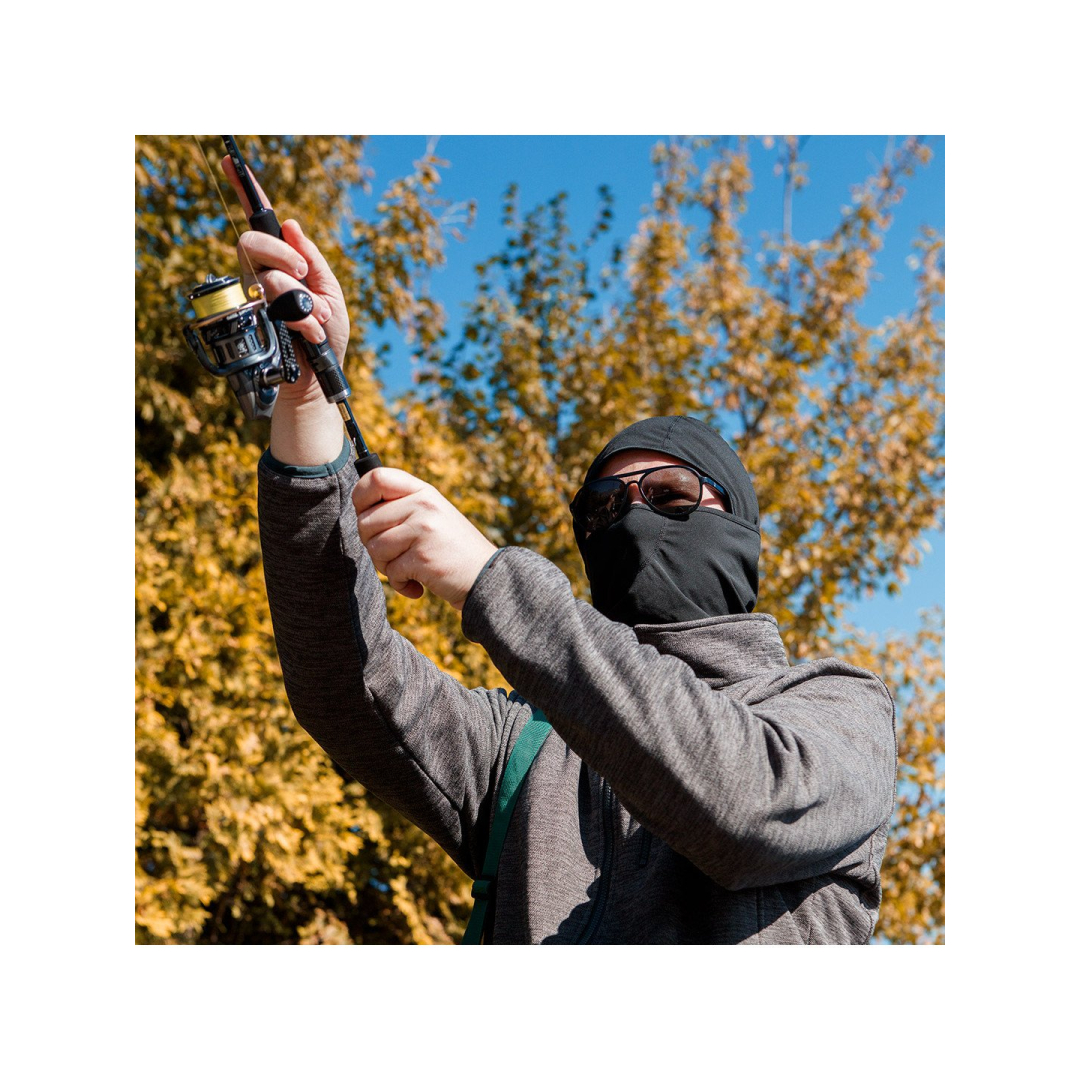 Daugiafunkcinė balaklava, juoda, vieno dydžio 3