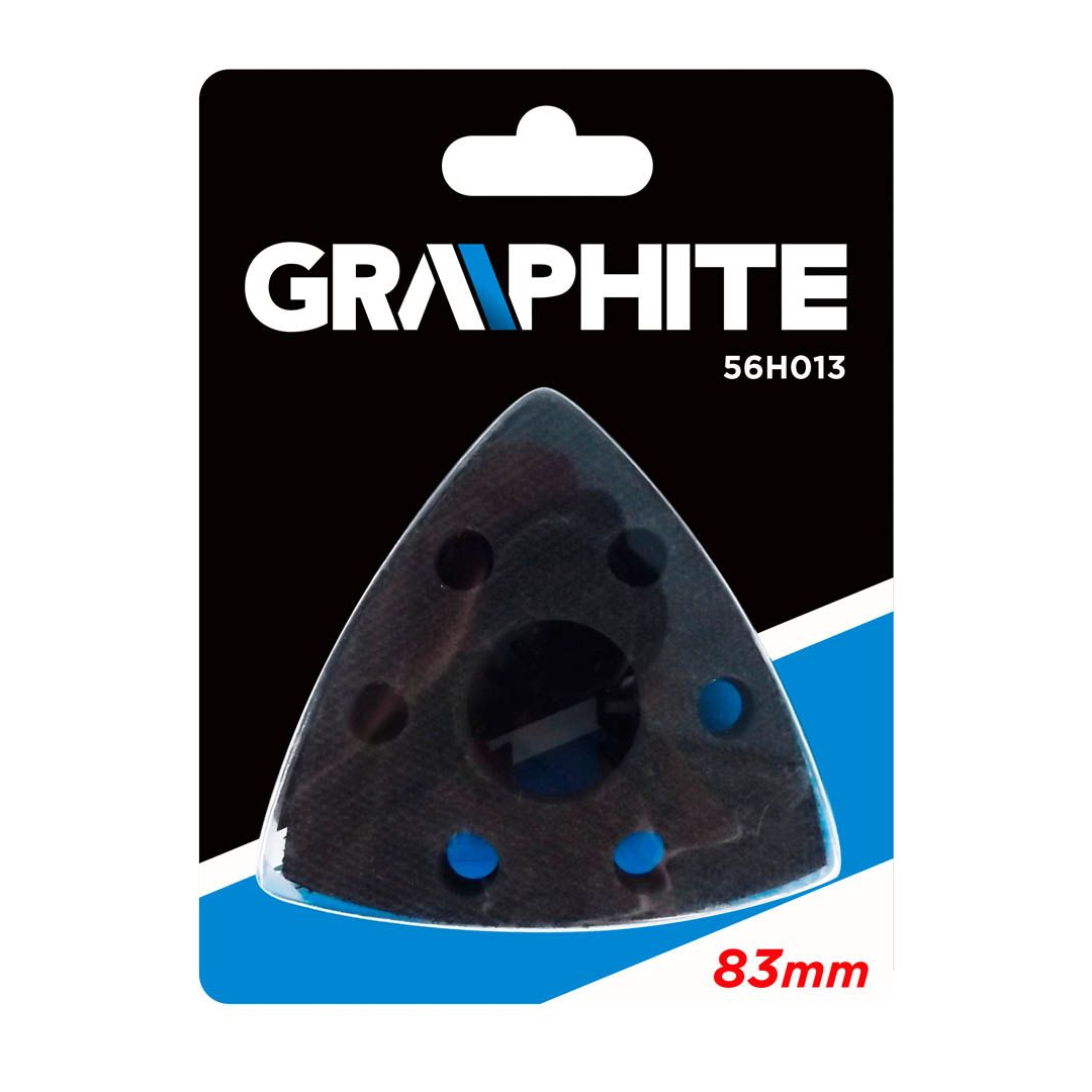 Trikampis šlifavimo padas GRAPHITE 56H013 Trikampis šlifavimo padas GRAPHITE 56H013