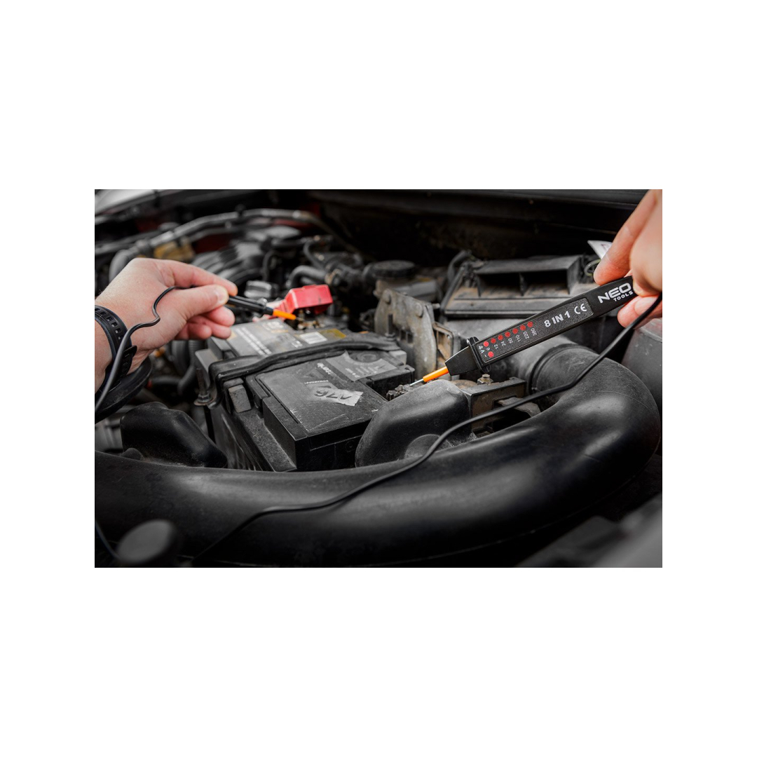 Daugiafunkcis įtampos testeris 8 in 1 AC/DC 6-380V 4