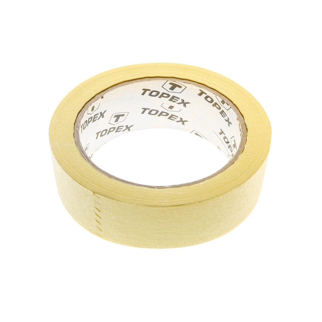 Dažymo juosta, geltona 30mm x 40m Dažymo juosta, geltona 30mm x 40m