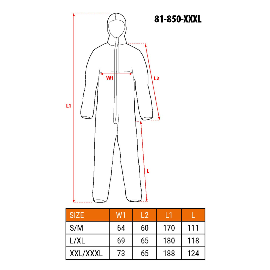 Dažymo kostiumas, XXL/XXXL dydis 8