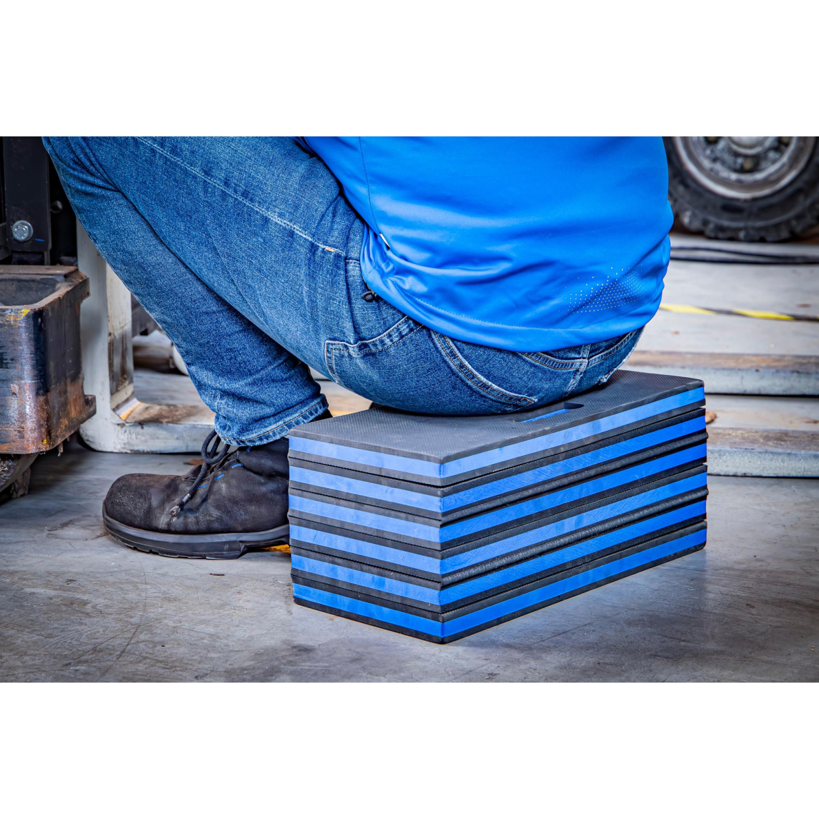 Darbo ir kelių apsaugos įklotas | sulankstomas | 3 viename | EVA (74483B) 2 Darbo ir kelių apsaugos įklotas | sulankstomas | 3 viename | EVA (74483B) 2