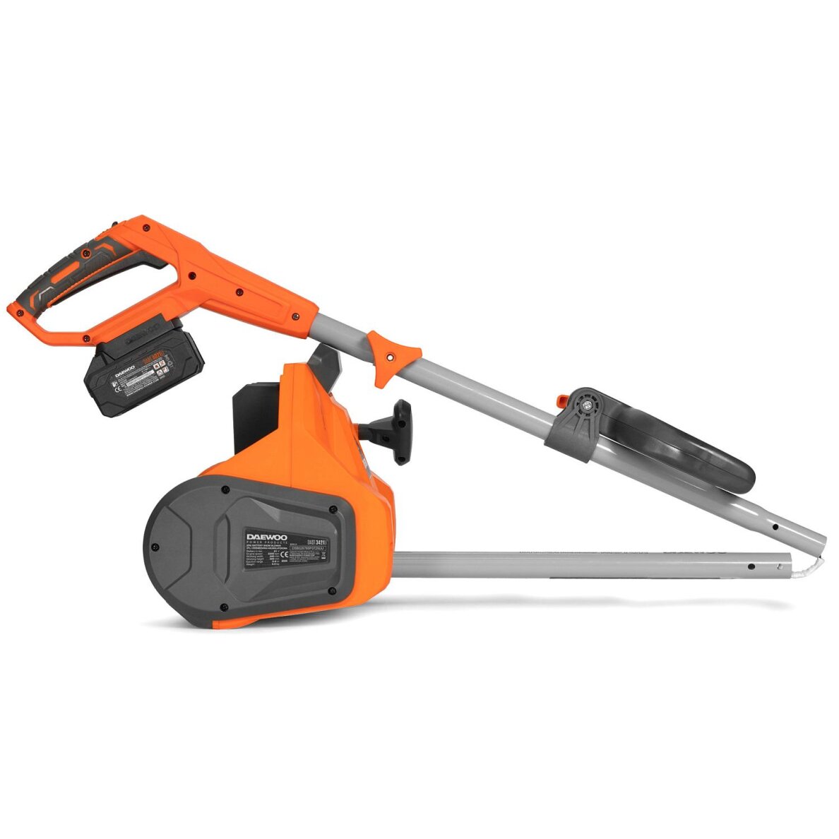 Akum. sniego valymo mašina DAEWOO DAST 3421Li SET, 21V, 4.0Ah, 34 cm 9