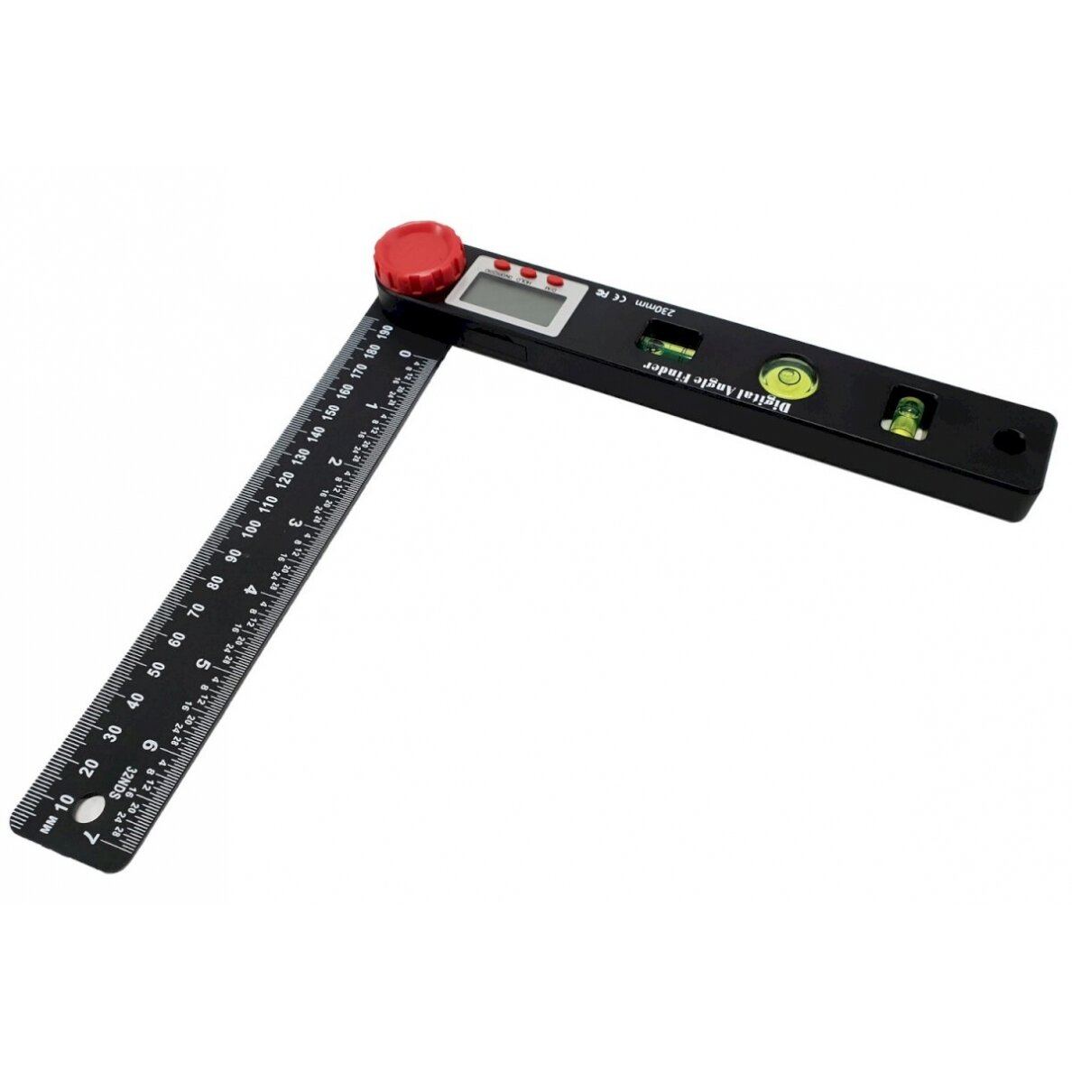 Daugiafunkcinė skaitmeninė kampinė liniuotė / gulsčiukas | 4 viename (DAR4) Daugiafunkcinė skaitmeninė kampinė liniuotė / gulsčiukas | 4 viename (DAR4)