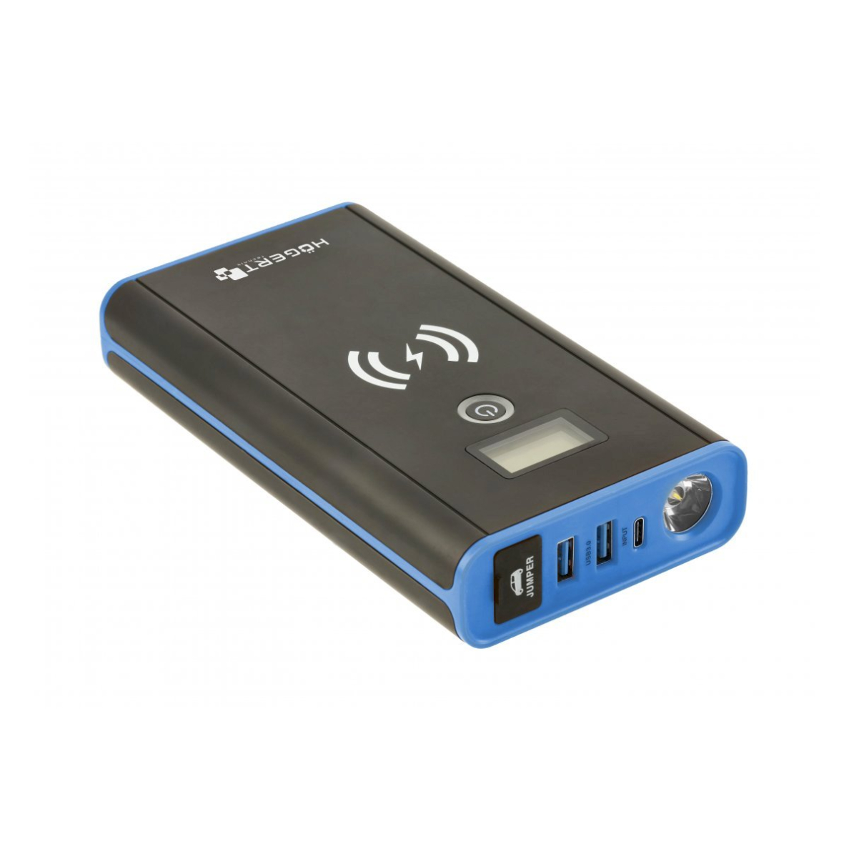 Daugiafunkcinis įkroviklis-paleidėjas 12V 400A (Li-Po 10000mAh) su 10W belaidžiu krovimu Daugiafunkcinis įkroviklis-paleidėjas 12V 400A (Li-Po 10000mAh) su 10W belaidžiu krovimu