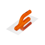 Dantyta mentele, 270 x 125 mm,  4 x 4 x 4 mm, plastikine rankena
