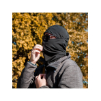 Daugiafunkcinė balaklava, juoda, vieno dydžio