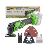 Akumuliatorinis daugiafunkcinis šlifuoklis ProCraft PMT22bb, 20 V, (be akum. ir krov.)