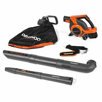 Akumuliatorinis lapų pūstuvas-siurblys DAEWOO DABL 9042Li SET, 2х21V 6