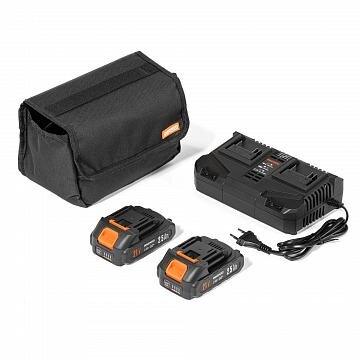 Akumuliatorinis lapų pūstuvas-siurblys DAEWOO DABL 9042Li SET, 2х21V 7